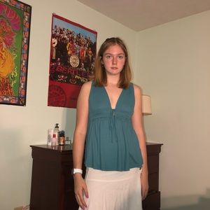 free people low cut tie tank